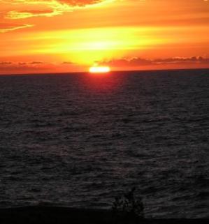 Solnedgång i Bottenhavet