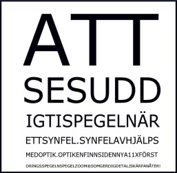 sesuddigttärettsynfel